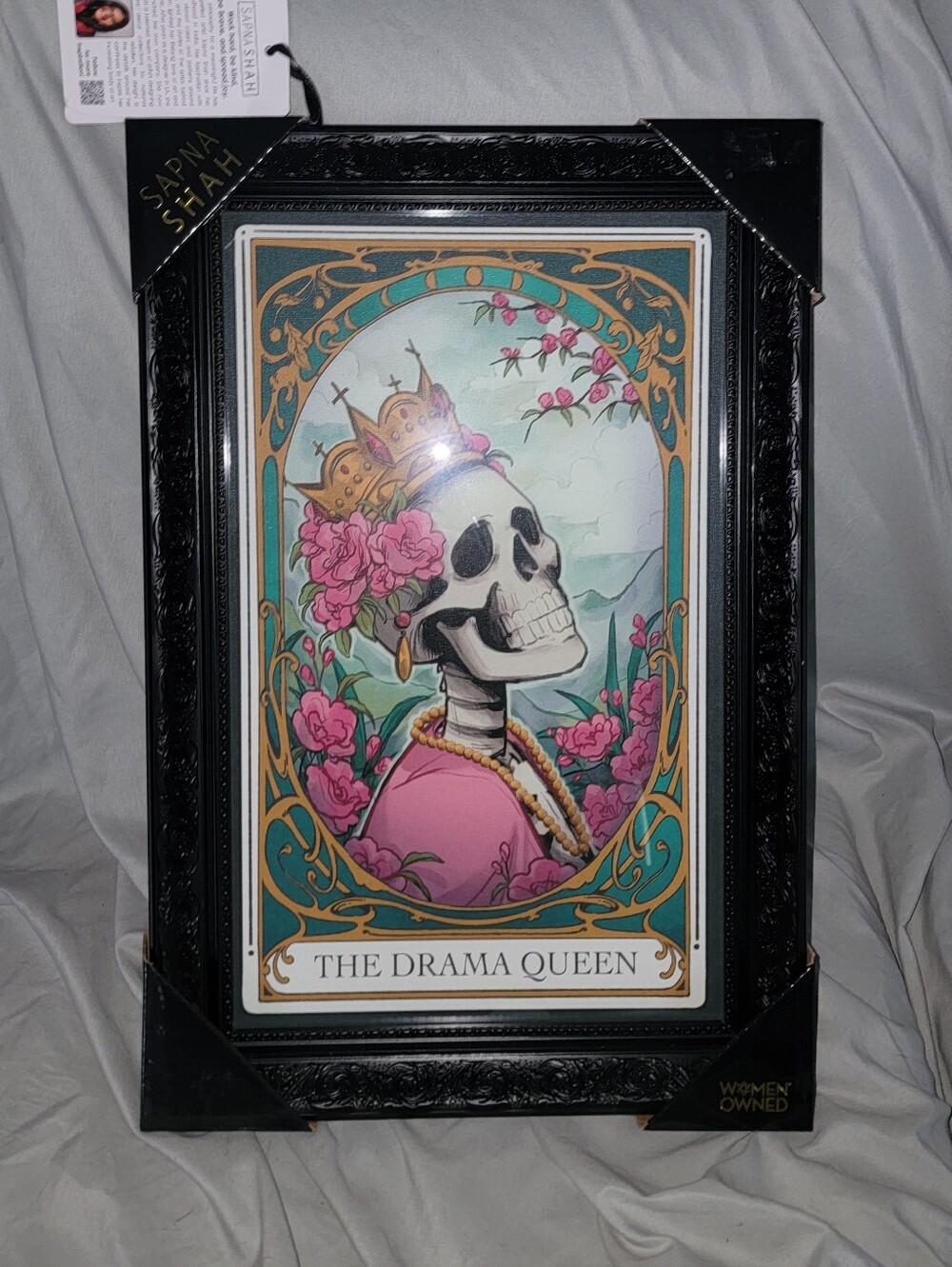 Sapna Shah The Drama Queen Skeleton Picture Nwt